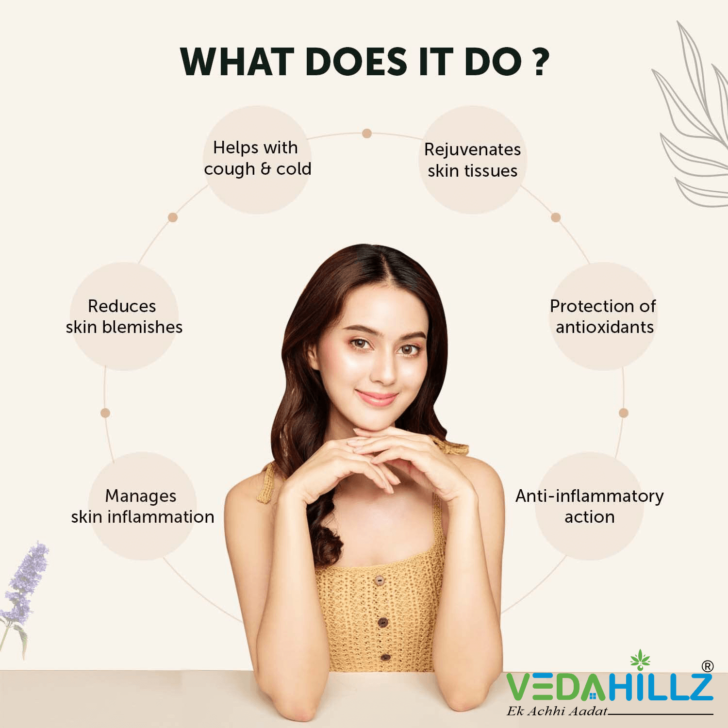 Vedahillz Mulethi Powder Made from Carefully Selected Licorice Roots